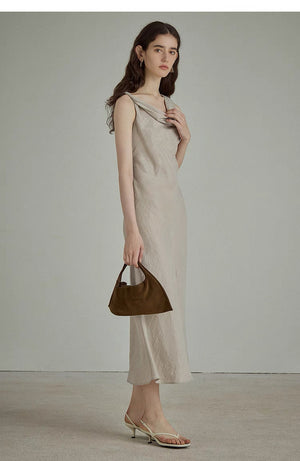 Elegant minimalist affordable luxury dress