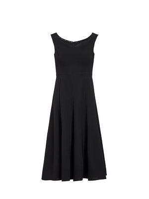 Modern summer black gown