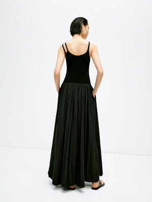 Minimalist summer knit and cotton dress