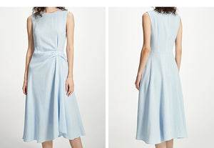Slim-fit nautical-inspired summer dress
