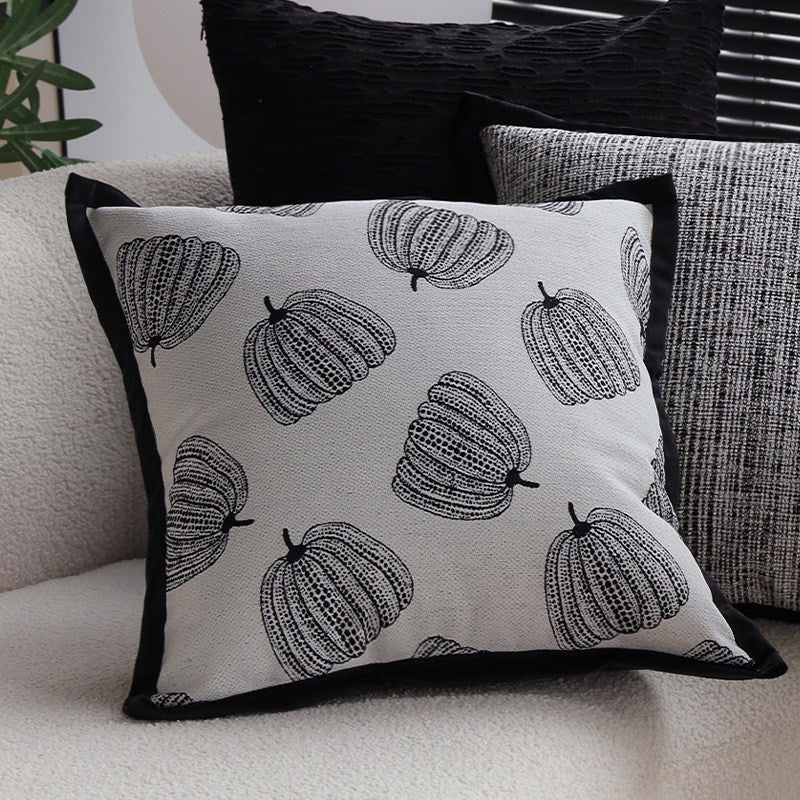 French Pillow Cover, Vintage Patterned Cushion Case for Sofa Decor