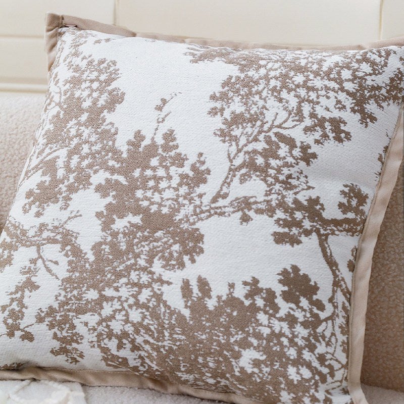 French Pillow Cover, Vintage Patterned Cushion Case for Sofa Decor