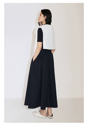 Stylish two-piece cotton blend set for women