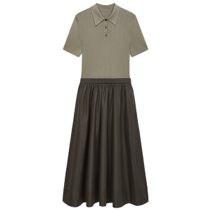 Stylish two-piece cotton blend set for women