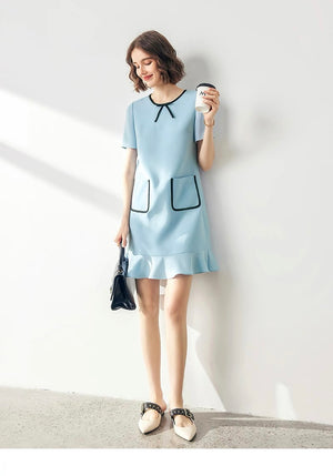 Side profile showcasing structured silhouette