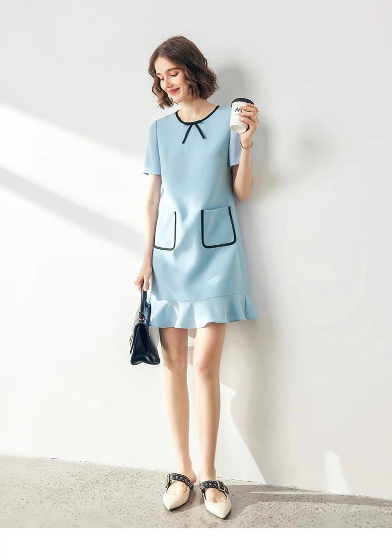 Side profile showcasing structured silhouette