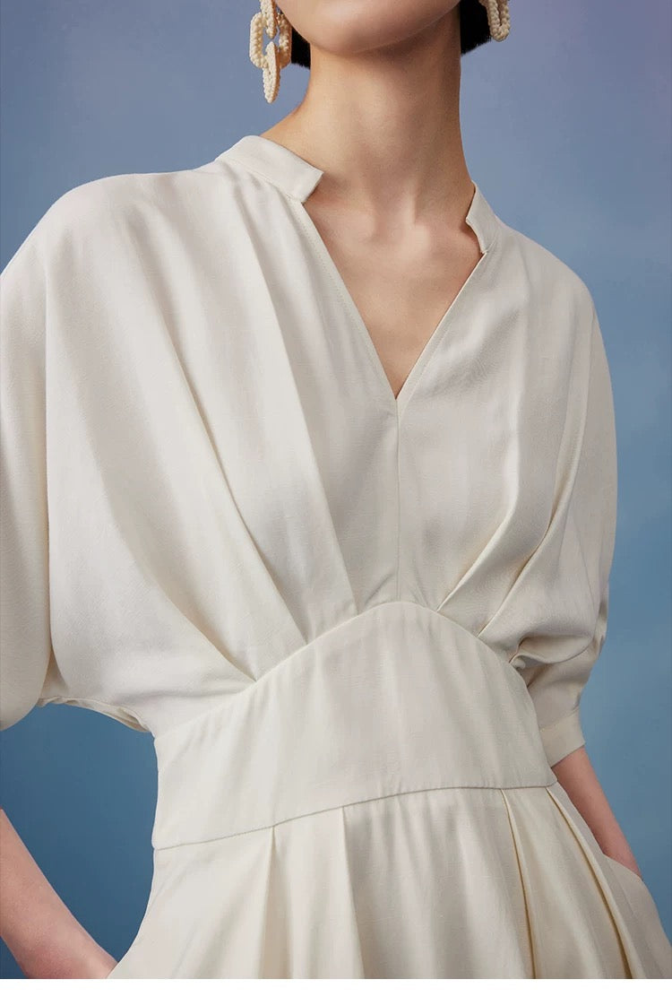 Summer formal white maxi dress