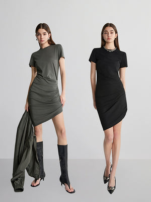 Casual-chic breathable short dress
