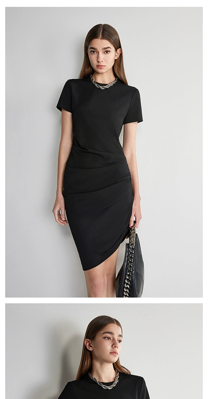 Casual-chic breathable short dress