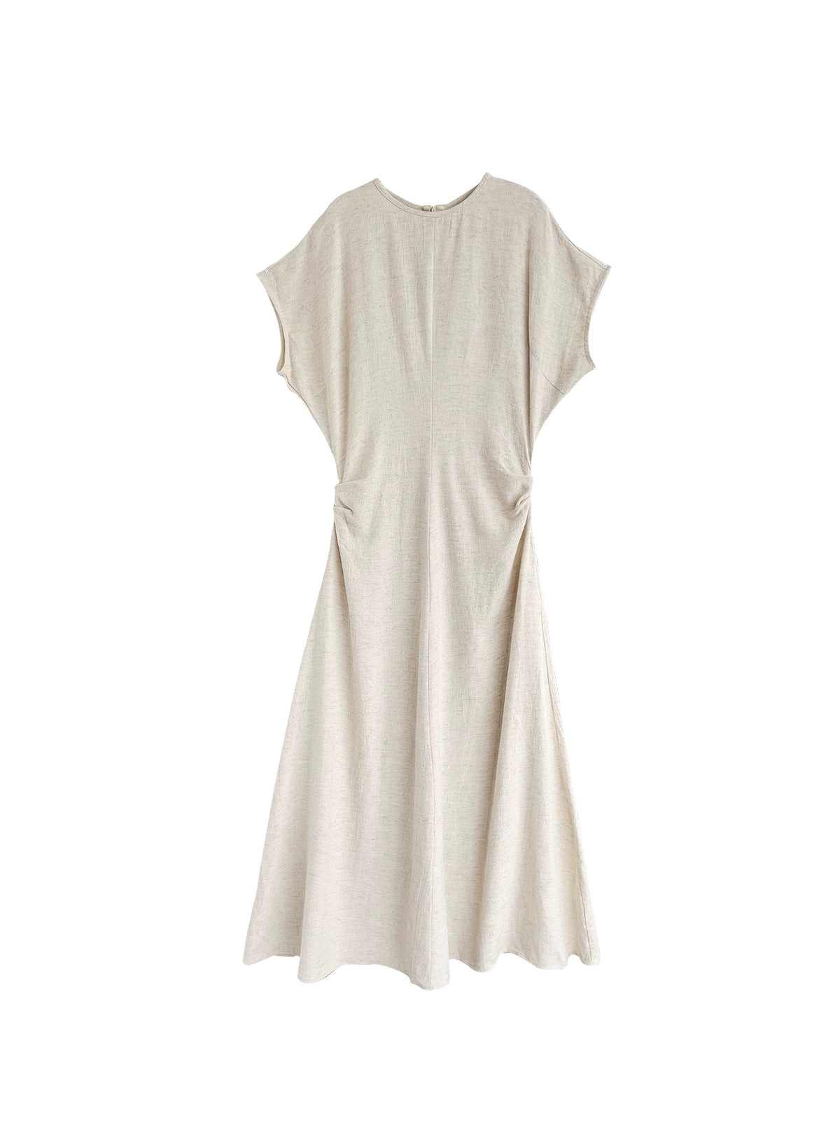 Elegant casual linen dress for warm weather
