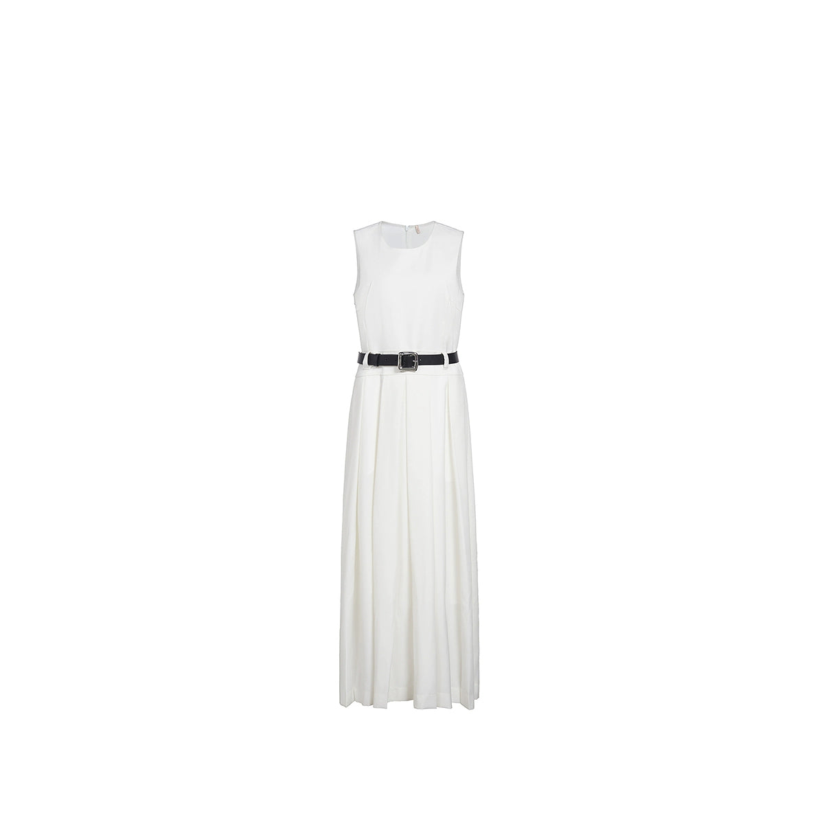 Minimalist sleeveless midi dress