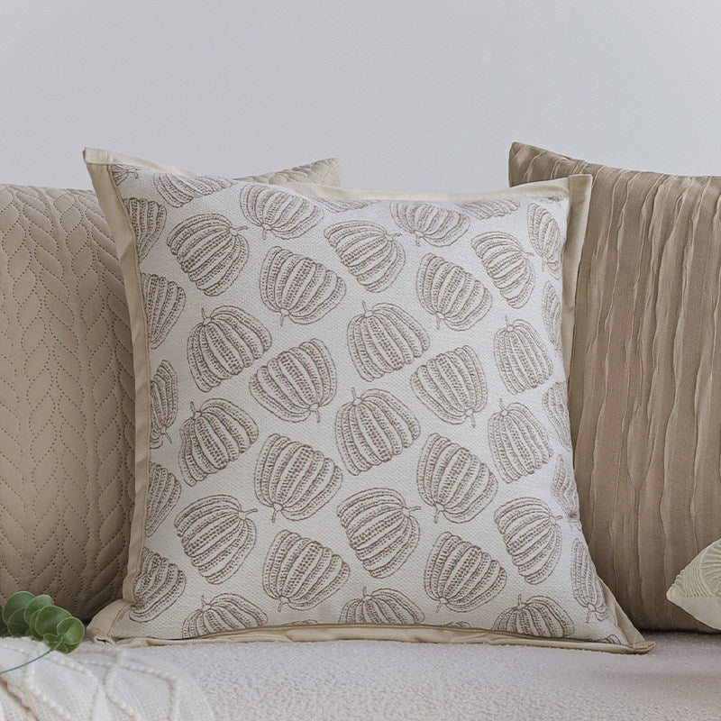 French Pillow Cover, Vintage Patterned Cushion Case for Sofa Decor