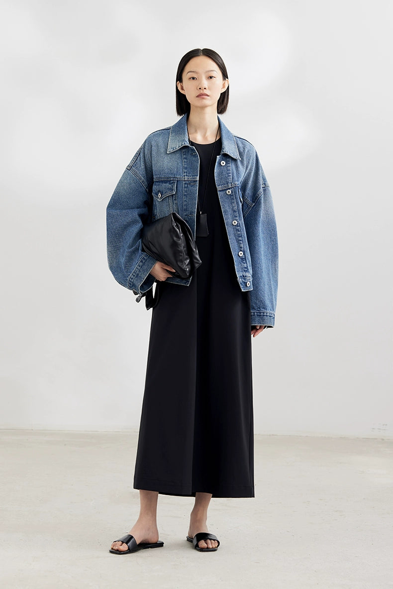 Taileroom sleeveless romantic maxi styled with sandals