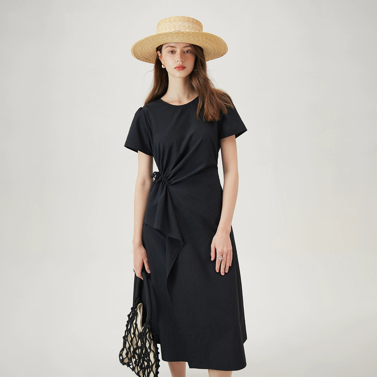Flutter sleeve detail in soft cotton fabric
