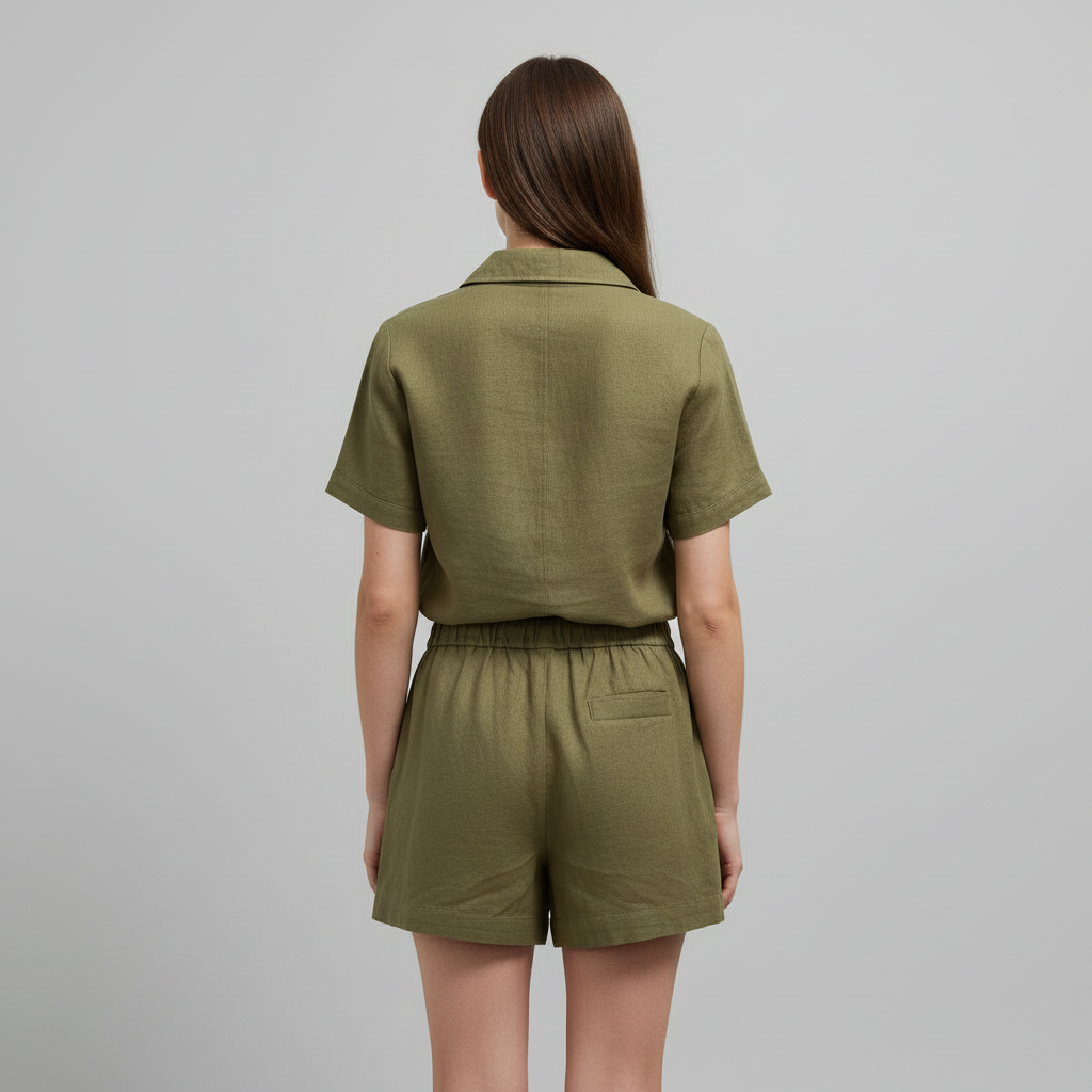 Relaxed Camp Collar Co-ord Set
